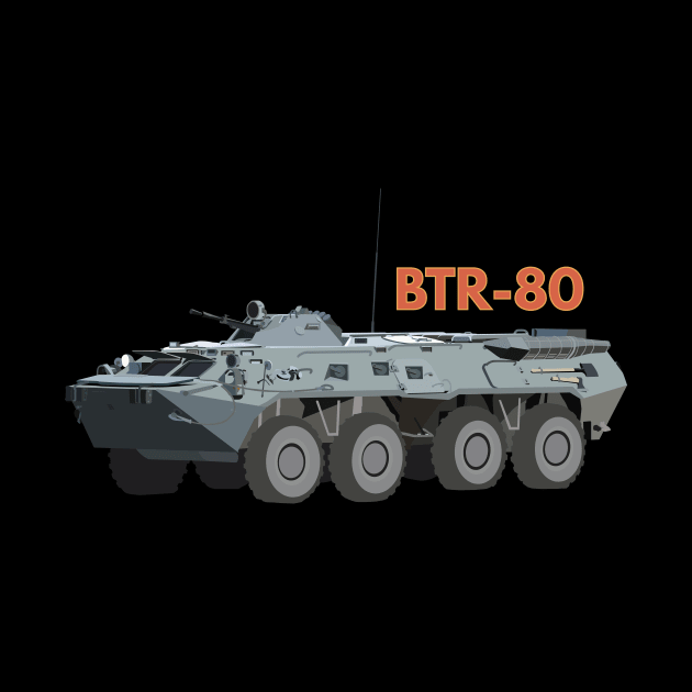 BTR-80 Soviet APC by NorseTech