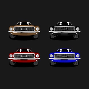 Muscle USA Car X4 T-Shirt