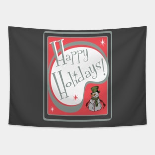 Happy Holidays Tapestry