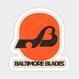 Defunct Baltimore Blades Hockey Team Magnet