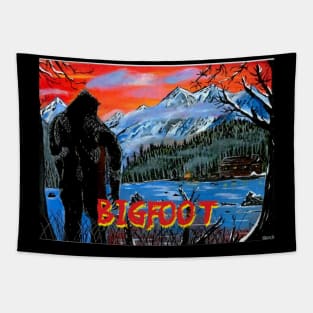 Bigfoot in Willow Creek Tapestry