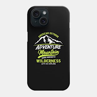 American Outdoor Adventure Mountains Forest And Outdoor Phone Case