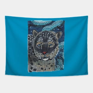 Snow Leopard Tapestry