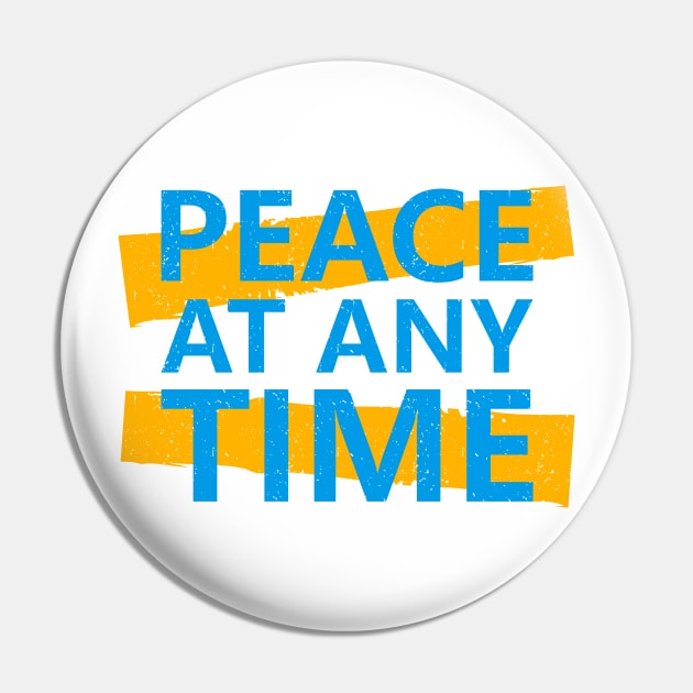 Peace at Any Time Pin by ArtisticParadigms