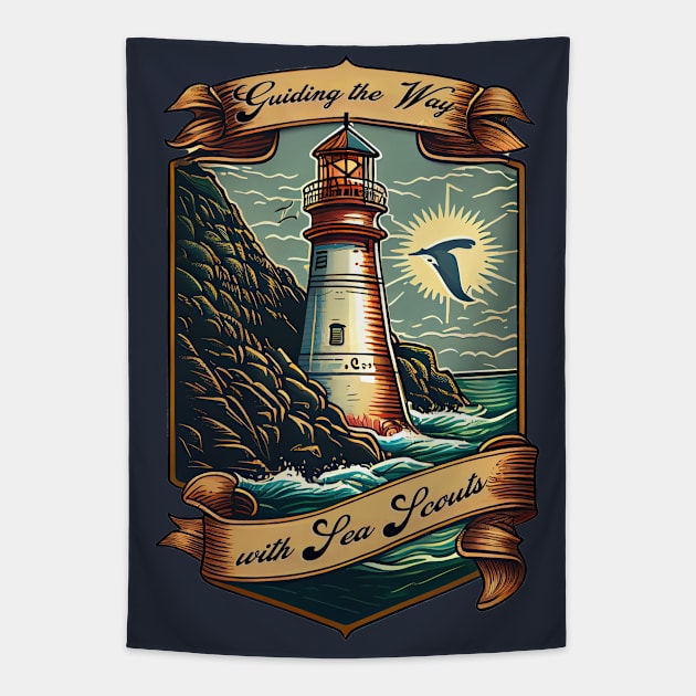 Guiding the Way with Sea Scout Tapestry by ABART BY ALEXST 