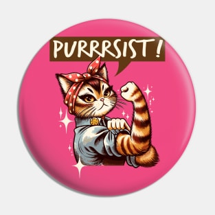 Purrrsist! Pin