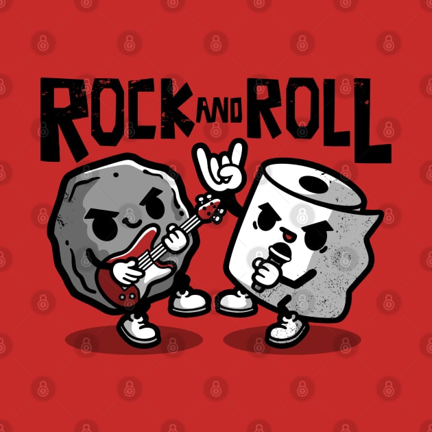 Rock and toilet roll by NemiMakeit