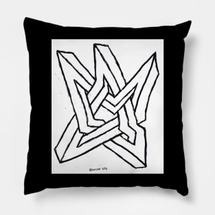 Dancing Inter-dimensional Star Slippery Sleuth Pillow