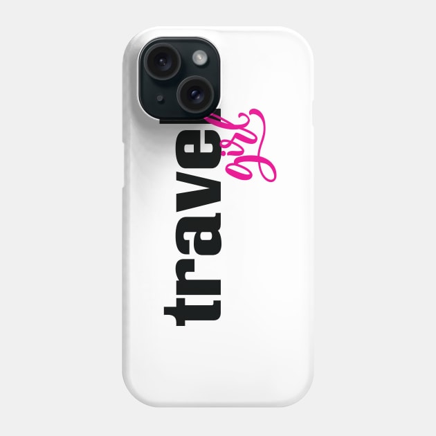 Travel Girl Phone Case by ProjectX23Red