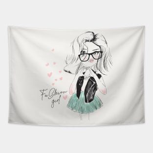 Fashion Girl Tapestry