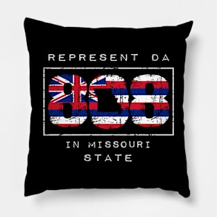 Rep Da 808 in Missouri State by Hawaii Nei All Day Pillow