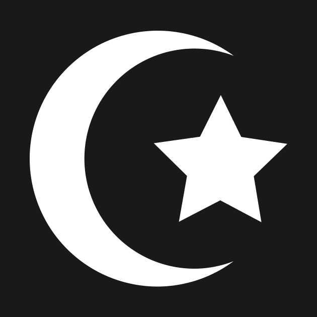 Islamic Symbol the Star and Crescent by Muslimory
