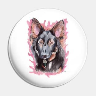 Alsation - Border Collie Pin