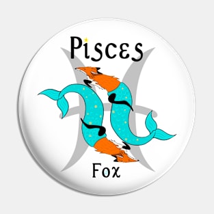 Pisces Fox Pin