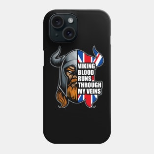 British Viking Warrior Culture UK Flag Valhalla Phone Case