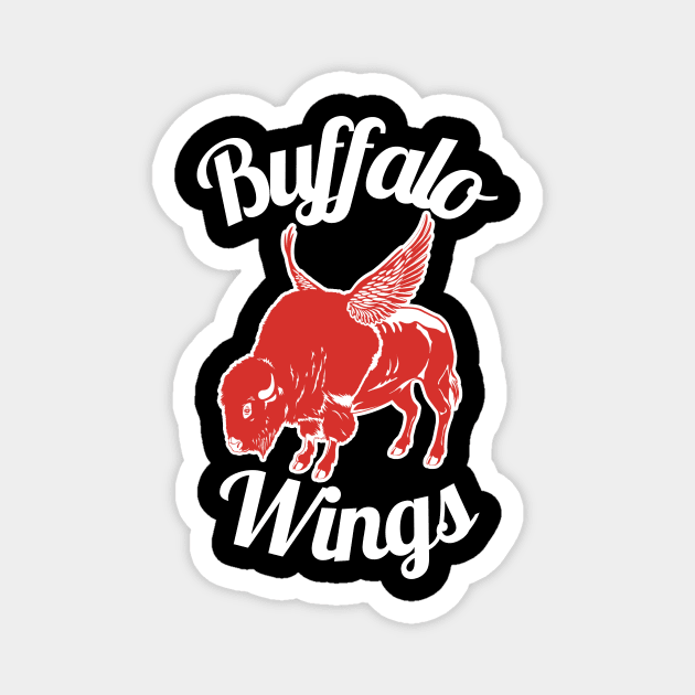 Buffalo Wings Hockey Logo Magnet by FantasySportsSpot