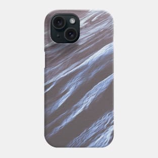 Blue Grey Mountains Oil Effects 5 Phone Case