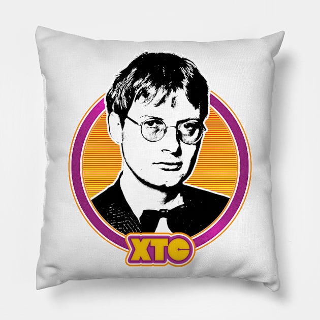 Retro XTC Fan Design Pillow by DankFutura