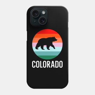 Colorado State love Bear Camping Hiking Adventure Trend Gift Phone Case