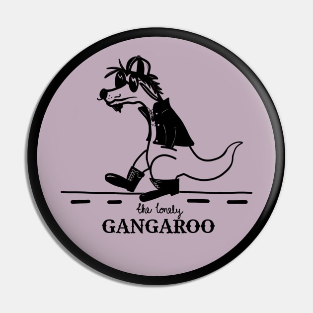 Gangaroo Pin by moonlitdoodl