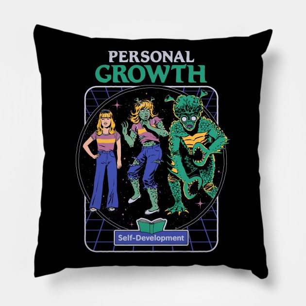 Personal Growth Pillow by Steven Rhodes