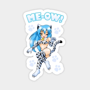 Me-Ow Catgirl Magnet