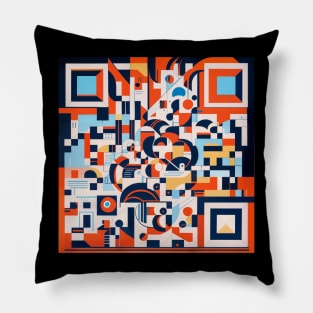 RickRoll QR Code Abstract Painting T-Shirt Pillow