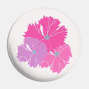 Pink Flower Pin