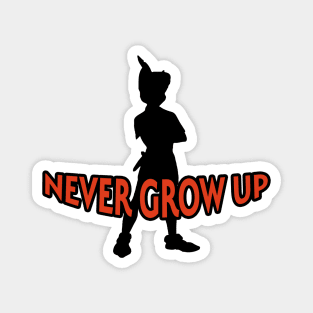 Peter Pan - Never Grow Up Magnet