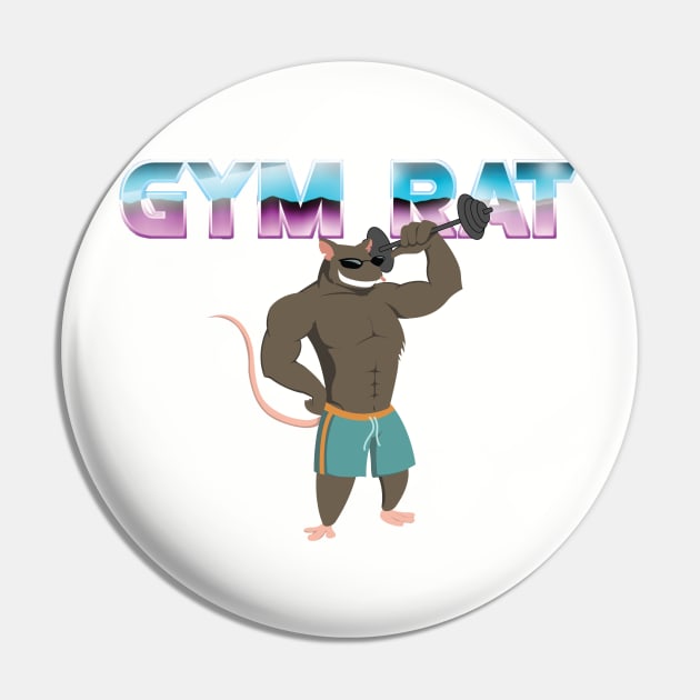 Gym Rat Pin Gym Pin Gym Rat 