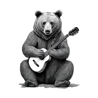 Bear Playing Guitar T-Shirt