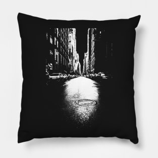 New York Street Pillow