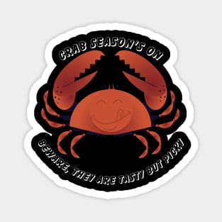 Crab Season's On for all July People Magnet