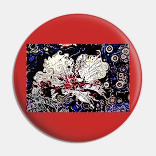 Happy Hibiscus Uzumaki Style Pin