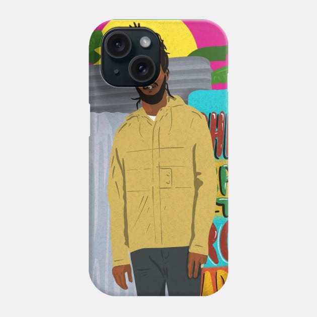 Jamar Rolando McNaughton Phone Case by nicholashugginsdesign