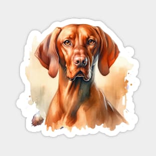 Vizsla Watercolor Painting - Beautiful Dog Magnet