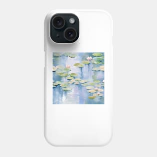 Monet Style Water Lilies 18 Phone Case