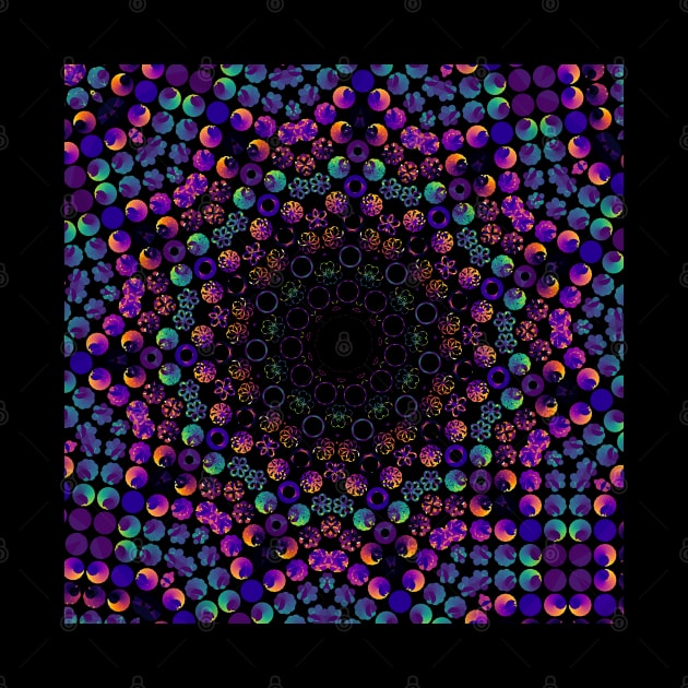 Rose Curve Hendecagon Kaleidoscope | Generative Art by aRtVerse