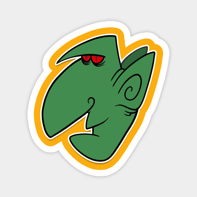 Green Gob Magnet by Monster Doodle