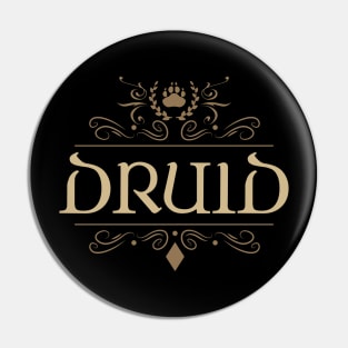 Druid Character Class Tabletop RPG Pin