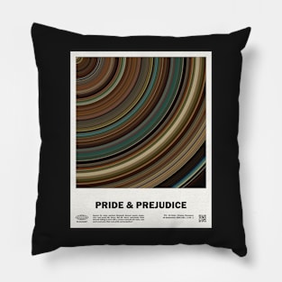 minimal_Pride & Prejudice  Barcode Movie Pillow