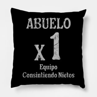 Abuelo Grandfather x1 Proud Team Family-Focused fun team Pillow