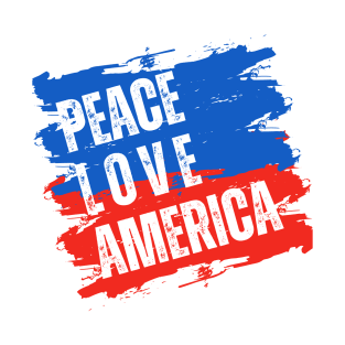 Peace, Love, America T-Shirt