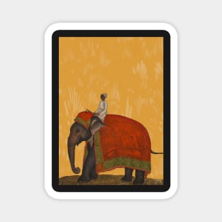 Elephant with Red Saddle Magnet