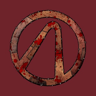 Vault Symbol Stitched Psycho - Borderlands T-Shirt