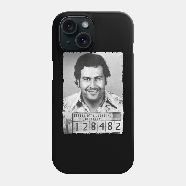 pablo escobar mugshot Phone Case by The Moon Child