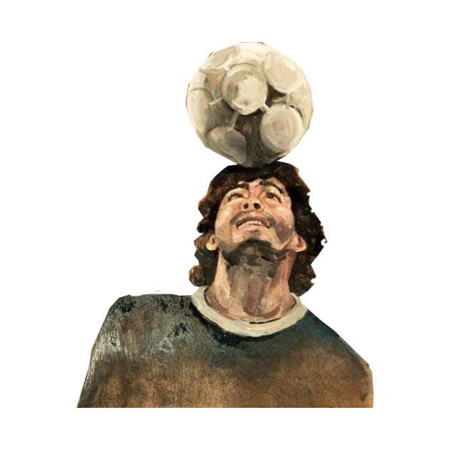 Diego Maradona by Al1cee