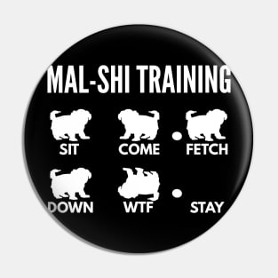 Mal-Shi Training Maltese Shih Tzu Tricks Pin