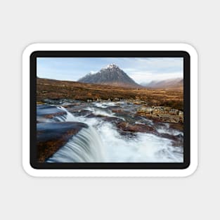 Buachaille Etive Mor and the river Etive Magnet