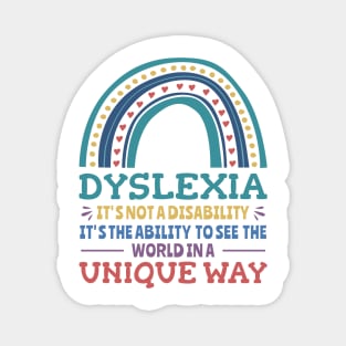 Dyslexia Awareness Dyslexic Magnet